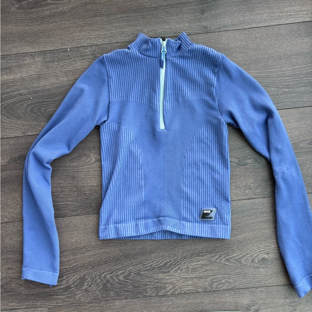 Urban Outfitters 'iets frans' Blue Half-Zip